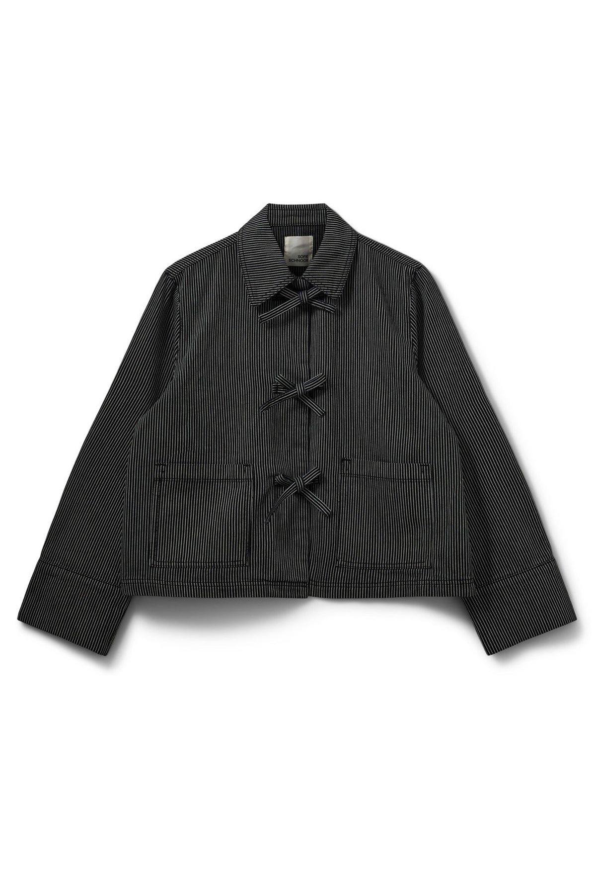 MARLOSW JACKET 1017 Black striped - S253107