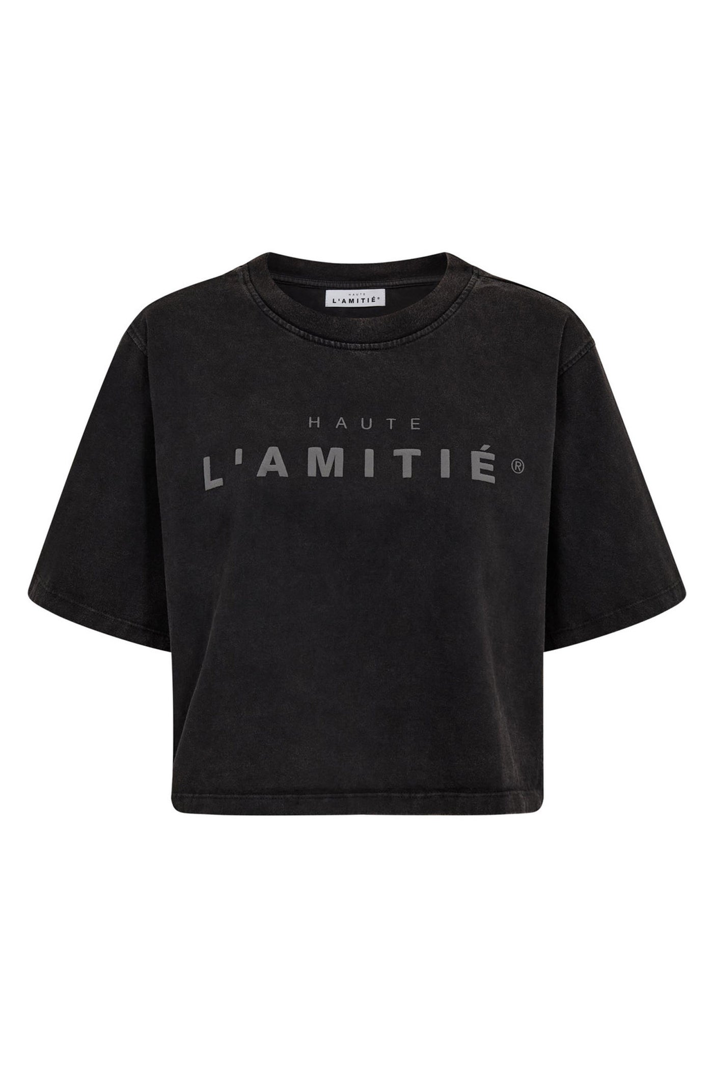 Intro Rubber Logo Tee Black - HL10293