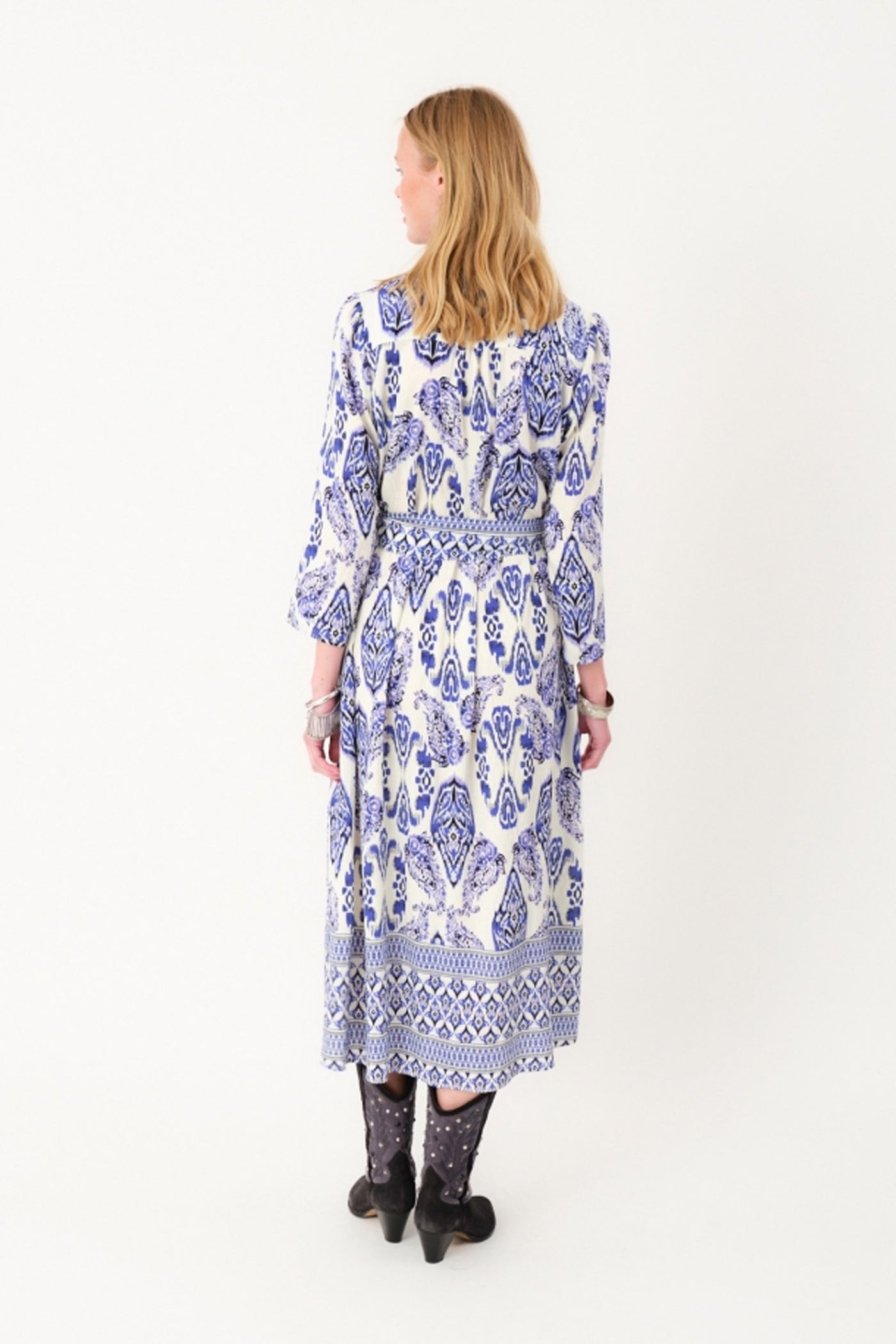 HarperLL Maxi Dress 3/4 20 Blue - 25463-3020