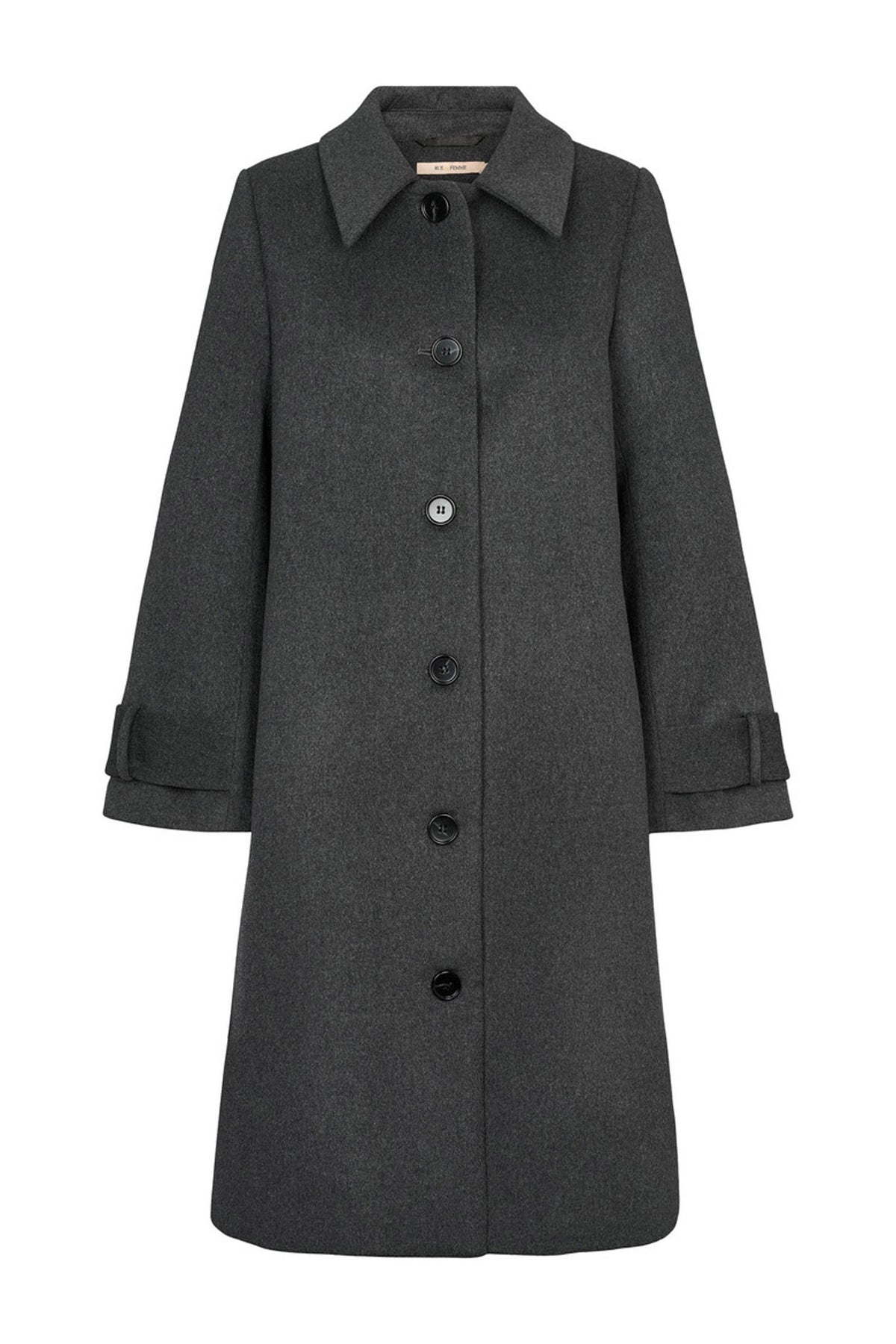 7551RDFLina coat 403 Storm grey - RDF387