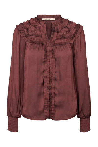 7140RDFAlba blouse 311 Dark wine - RDF344 Thumbnail
