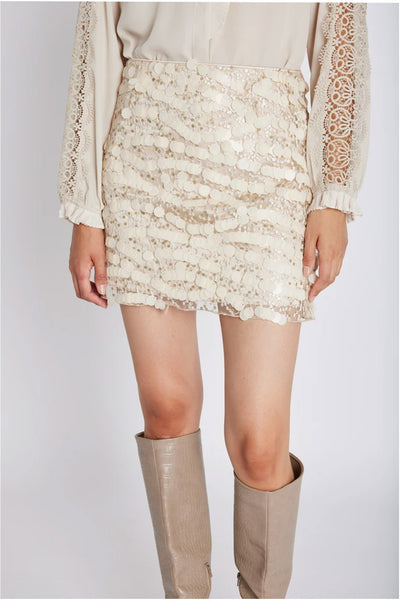 SweetpieBBJoannas skirt CREAM - BBW4704 Thumbnail