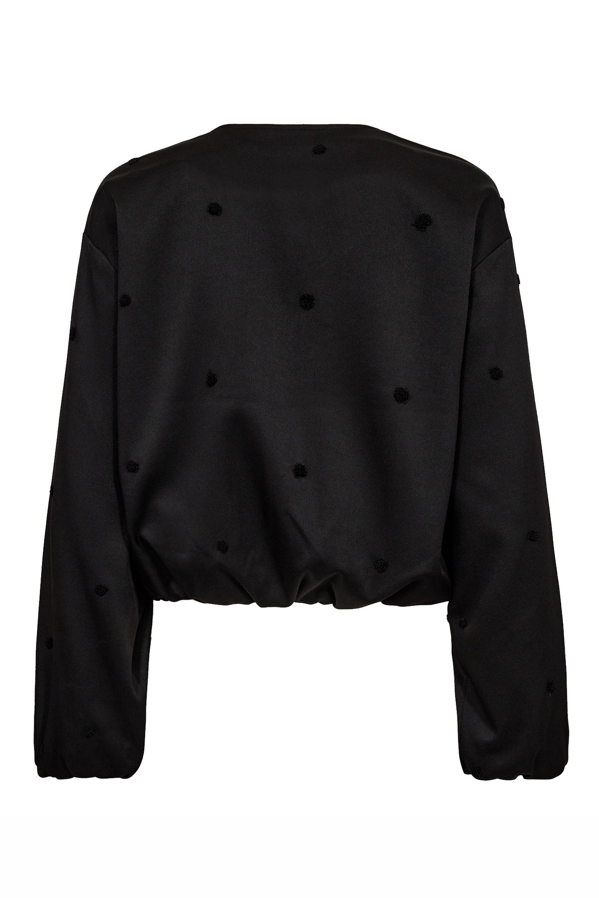 CloverCC Dot Balloon Jacket 96-Black - 30347