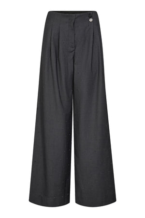 SagaCC Pleat Pant 139-Mid Grey 31566