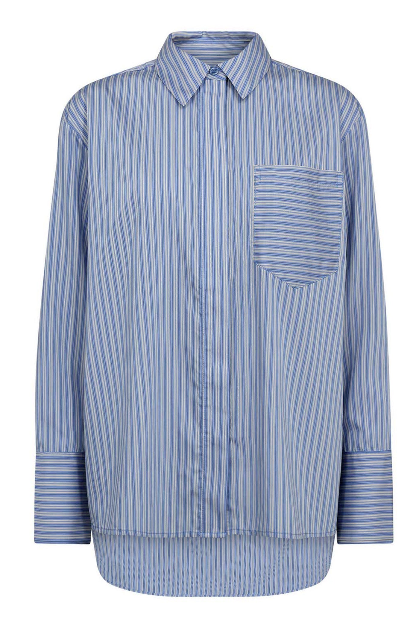 FinaCC Stripe Shirt 17-Blue - 35880