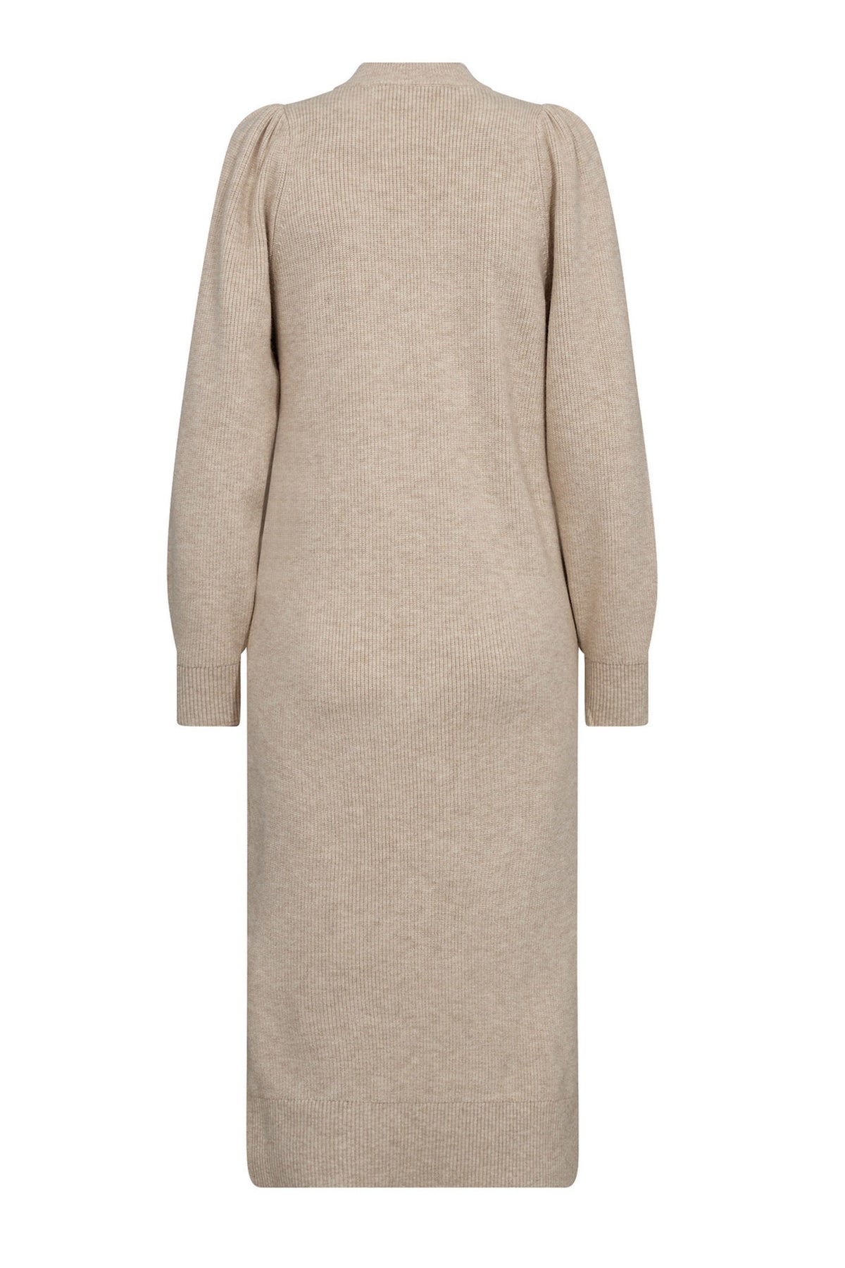 RowCC Rib Midi Dress 100-Creme - 36527