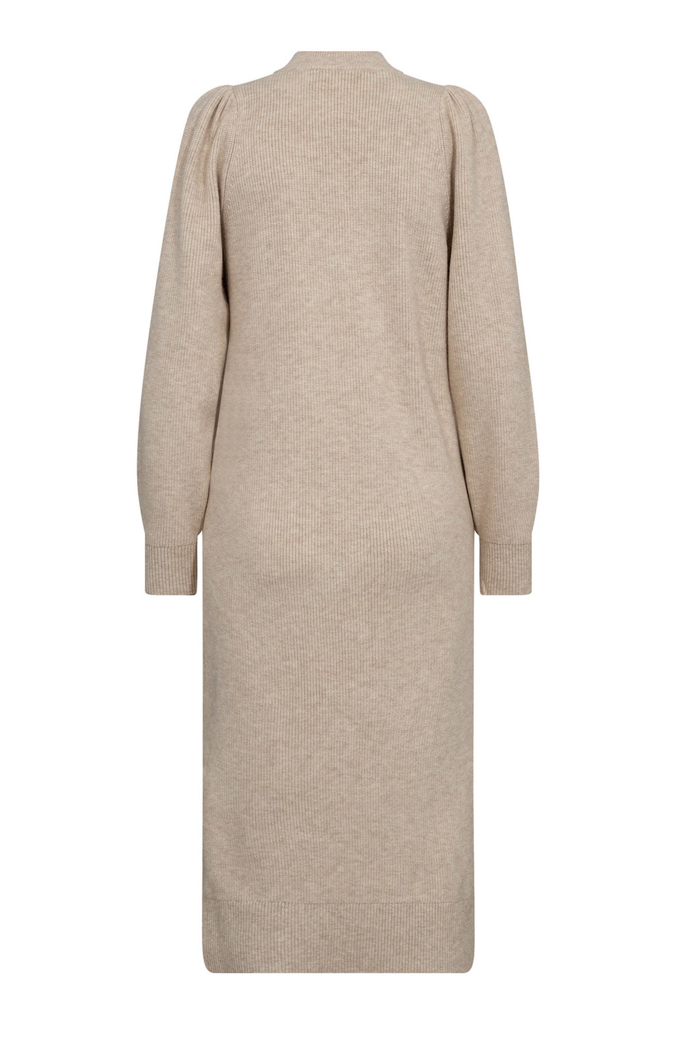 RowCC Rib Midi Dress 100-Creme - 36527
