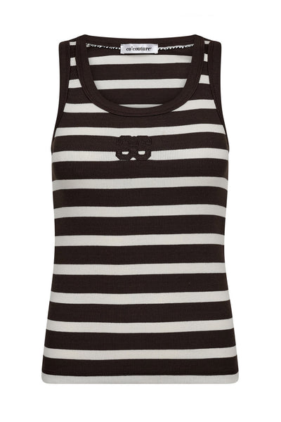 GrannyCC Rib Emb. Tank Top 11145-OffWhite/D - 33207 Thumbnail