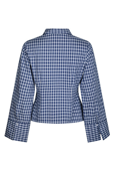 ROSA CHECK DARK BLUE - 165895 Thumbnail