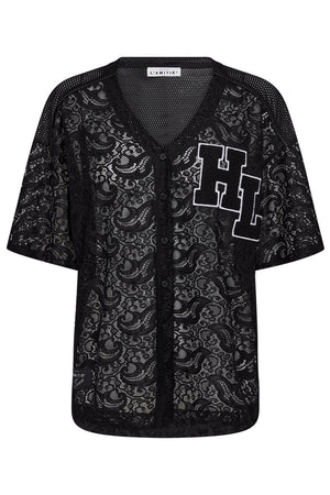 Court Lace Tee Black - HL10466