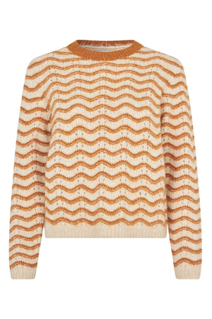 LanoLL Jumper Knit LS 58 Camel - 25404-5001