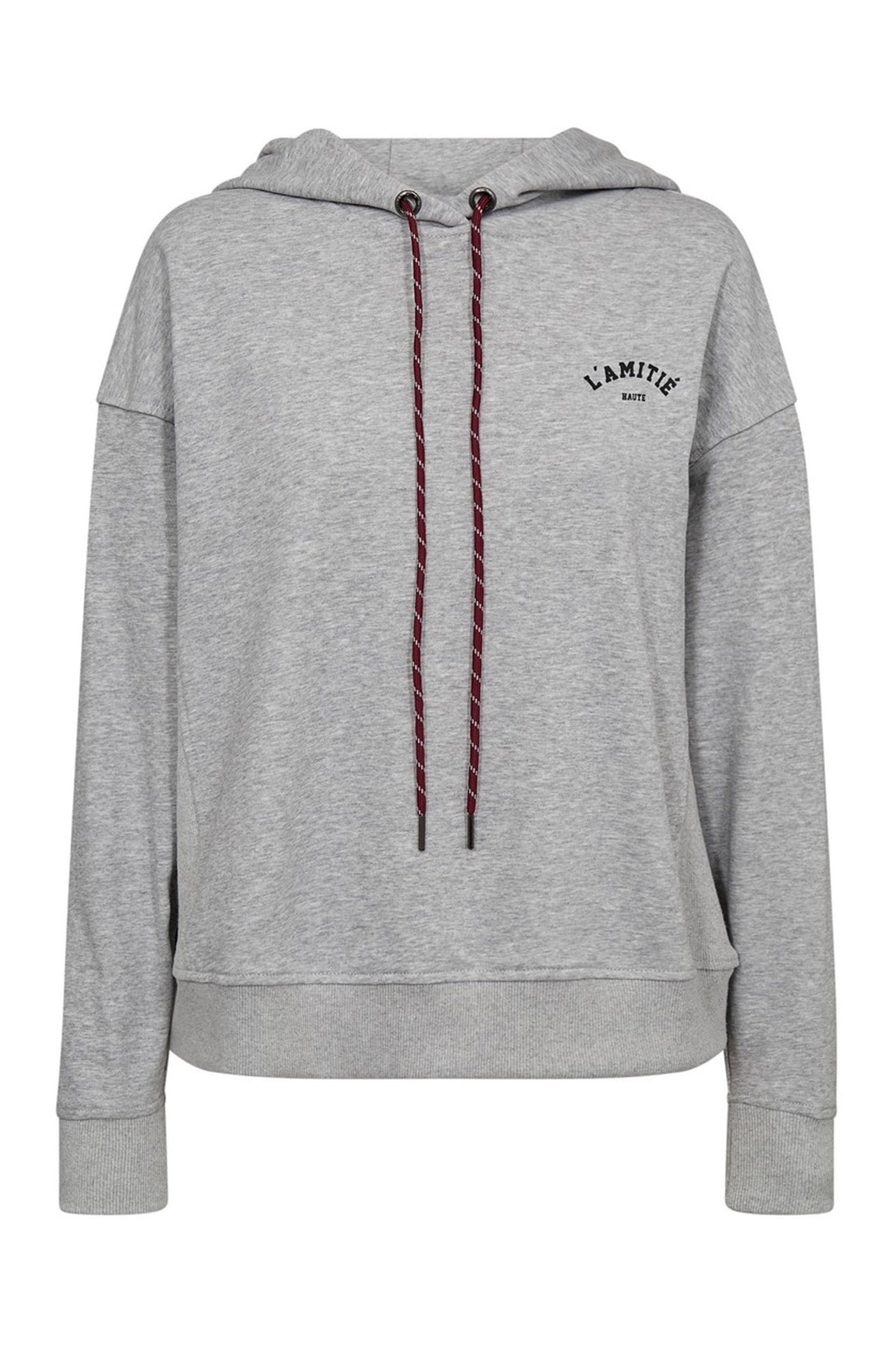 Mini Curve Hoodie Sweat Grey Melangé - HL10245