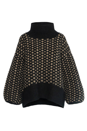 LOGO Sweater 9000Jet Black - 2530120301