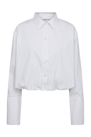 Cuff Balloon Shirt White - HL10383