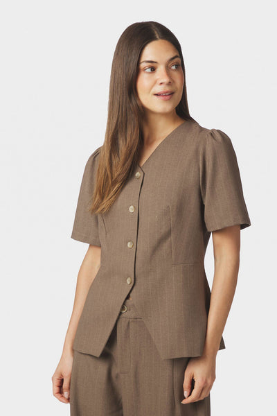 183592 VEST TAUPE - 183592 Thumbnail
