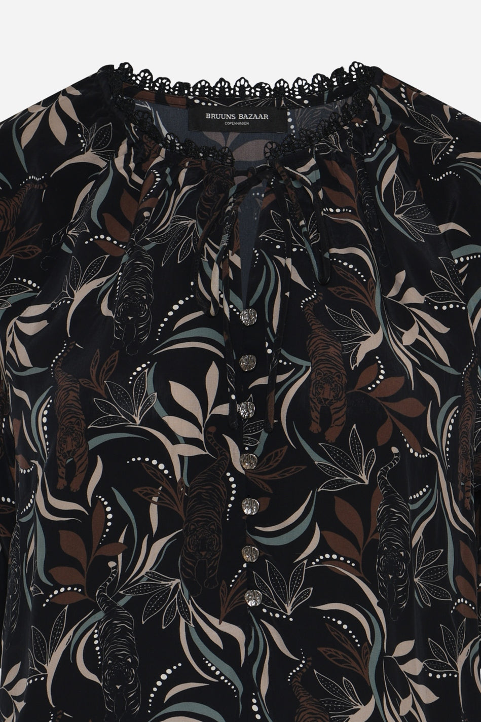 BarcellaBBKarly blouse BLACK TIGER - BBW5034