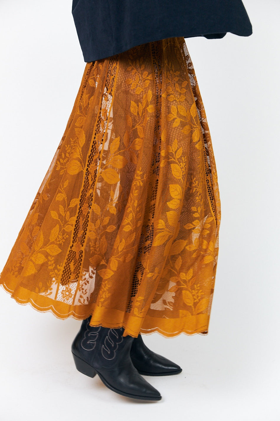 Collinsll Midi Skirt RUST - 26493-2035