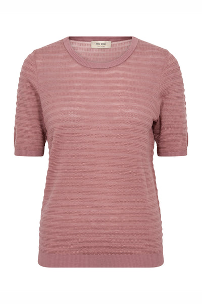 MMBouch Dotty SS Knit DUSTY ROSE - 176730 Thumbnail