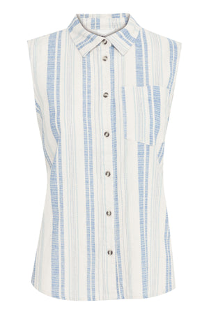 IHLINO TO Cashmere Blue Stripe Aop