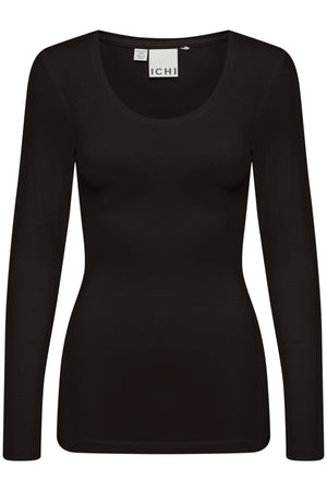 IHZOLA PLAIN LS Black - 20120346