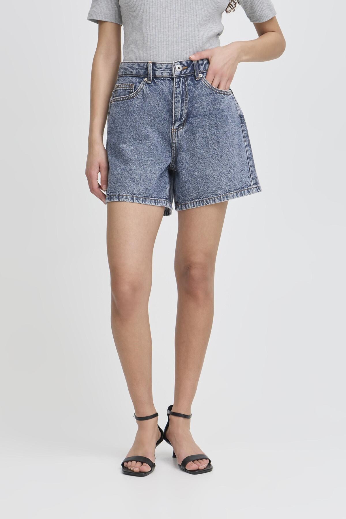 IHAVENY SHO Medium blue stone washed - 20121297