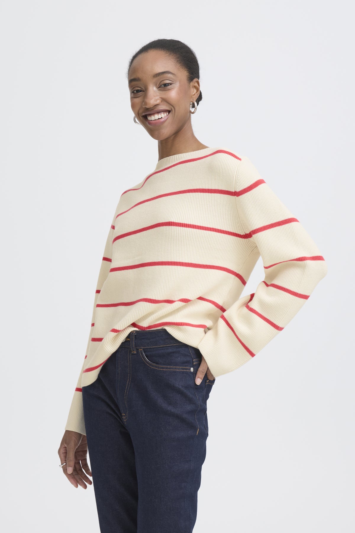 IHBOSTON LS6 BIRCH W TEABERRY STRIPE - 9000 - 20121505