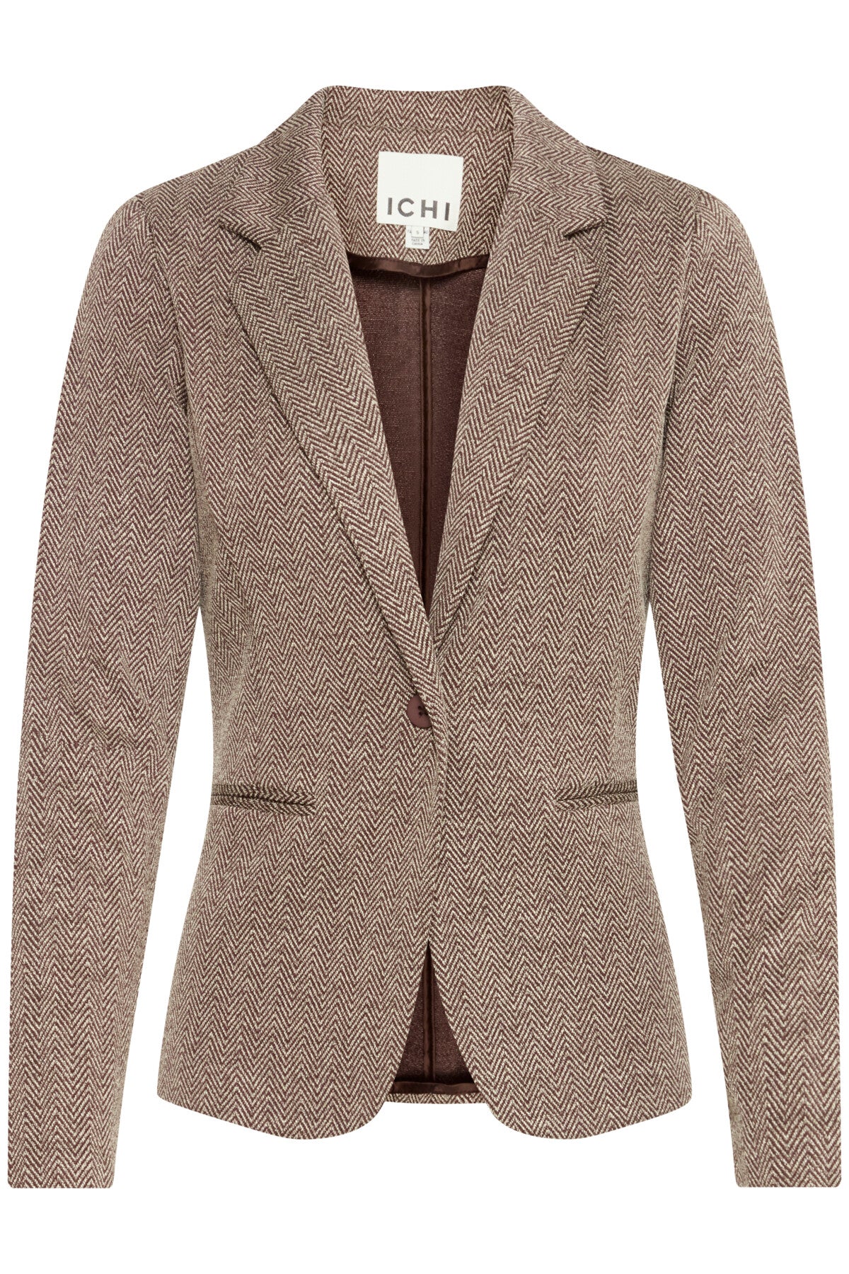 ICHI Kurzblazer ' IHKATE JACQUARD BL4 ' in Grün | ABOUT YOU ICHI Kurzblazer ' IHKATE JACQUARD BL4 ' in Grün | ABOUT YOU