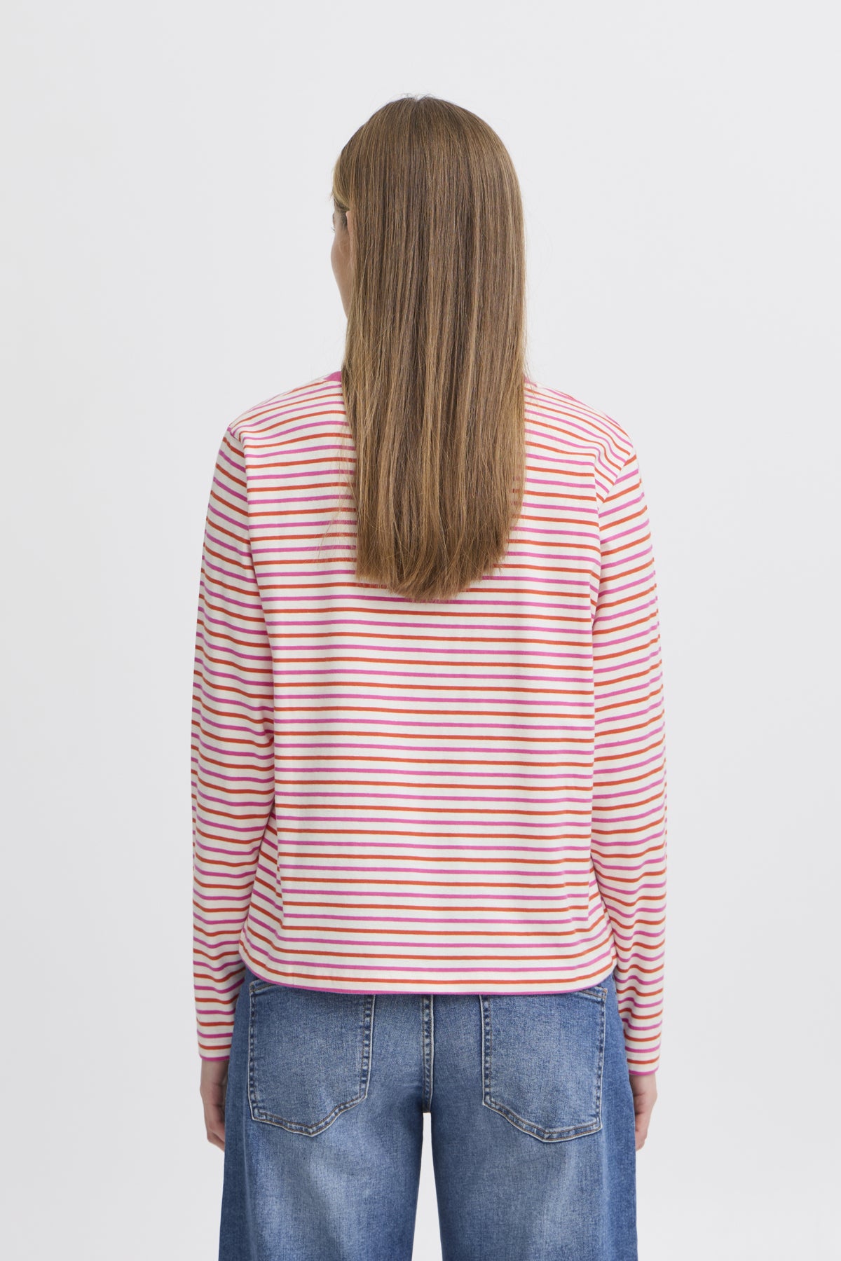 IHMIRA LOOSE LS3 Cloud Dancer w. Pink Yarrow - 20122519