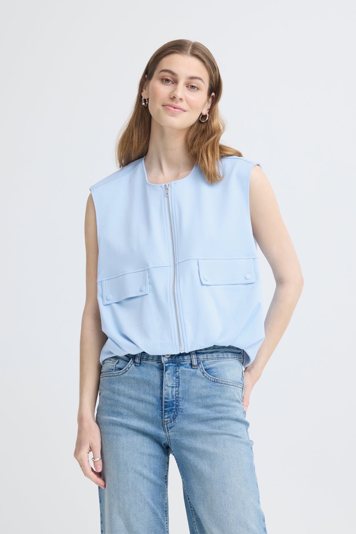 IXKATE WAISTCOAT Powder Blue - 144214 - 20123636