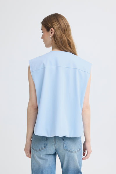 IXKATE WAISTCOAT Powder Blue - 144214 - 20123636 Thumbnail