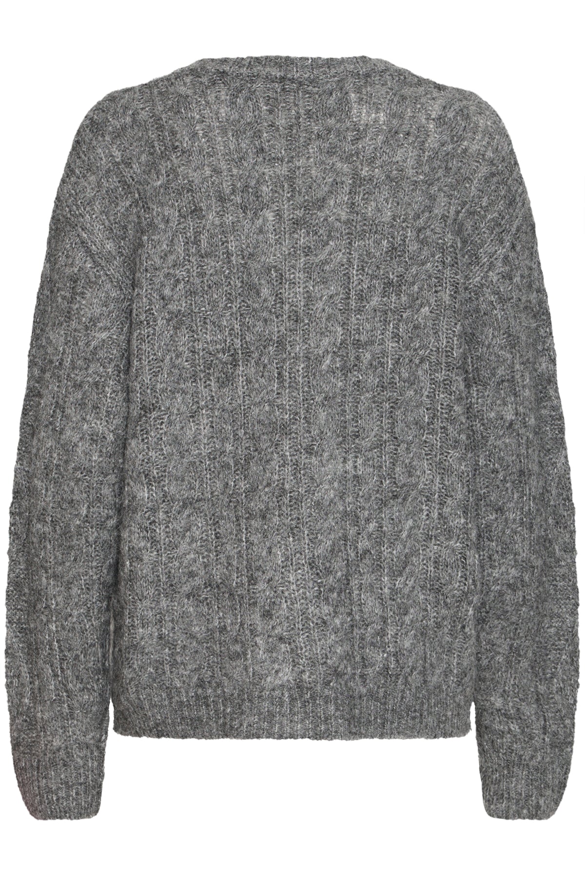 IHBELABLUE LS Dark grey melange - 20124348