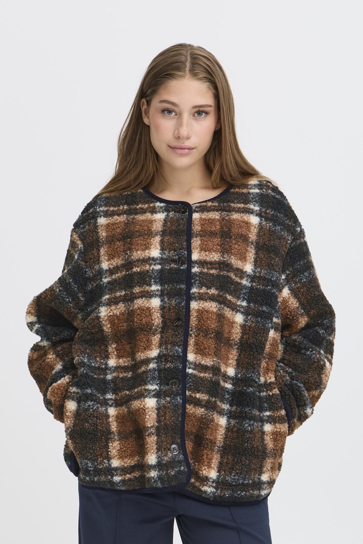 IHKOLIRA JA Dark Navy Check - 20124496