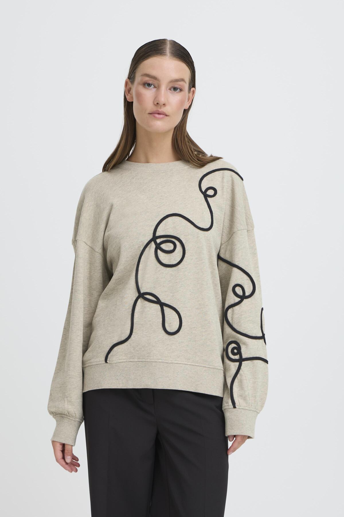 IHKASURA SW2 OATMEAL / BLACK - 20124585