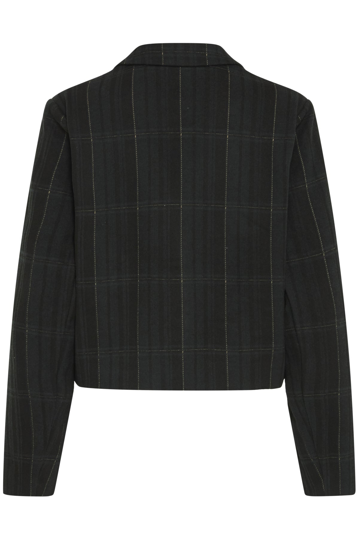 IHKATE WOOLLEY BL BLACK/GREEN CHECK - 20124665