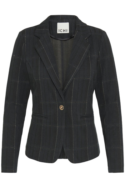 IHKATE WOOLLEY BL2 BLACK/GREEN CHECK - 20124666 Thumbnail