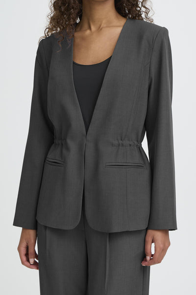 IHFAVA BL Dark grey melange - 200319 - 20124712 Thumbnail