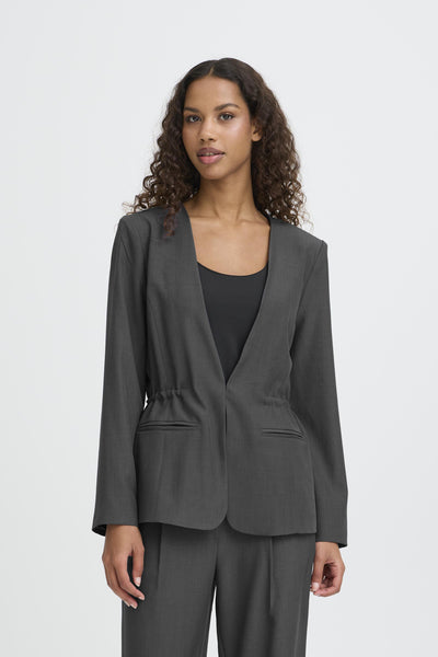 IHFAVA BL Dark grey melange - 200319 - 20124712 Thumbnail