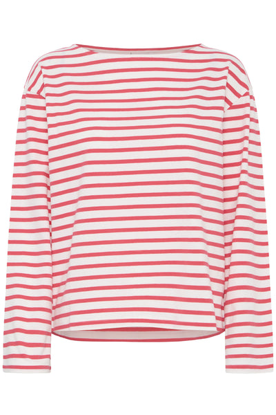 IHMIRA BOATNECK LS2 TEABERRY / CLOUD DANCER - 9000 - 20125011 Thumbnail