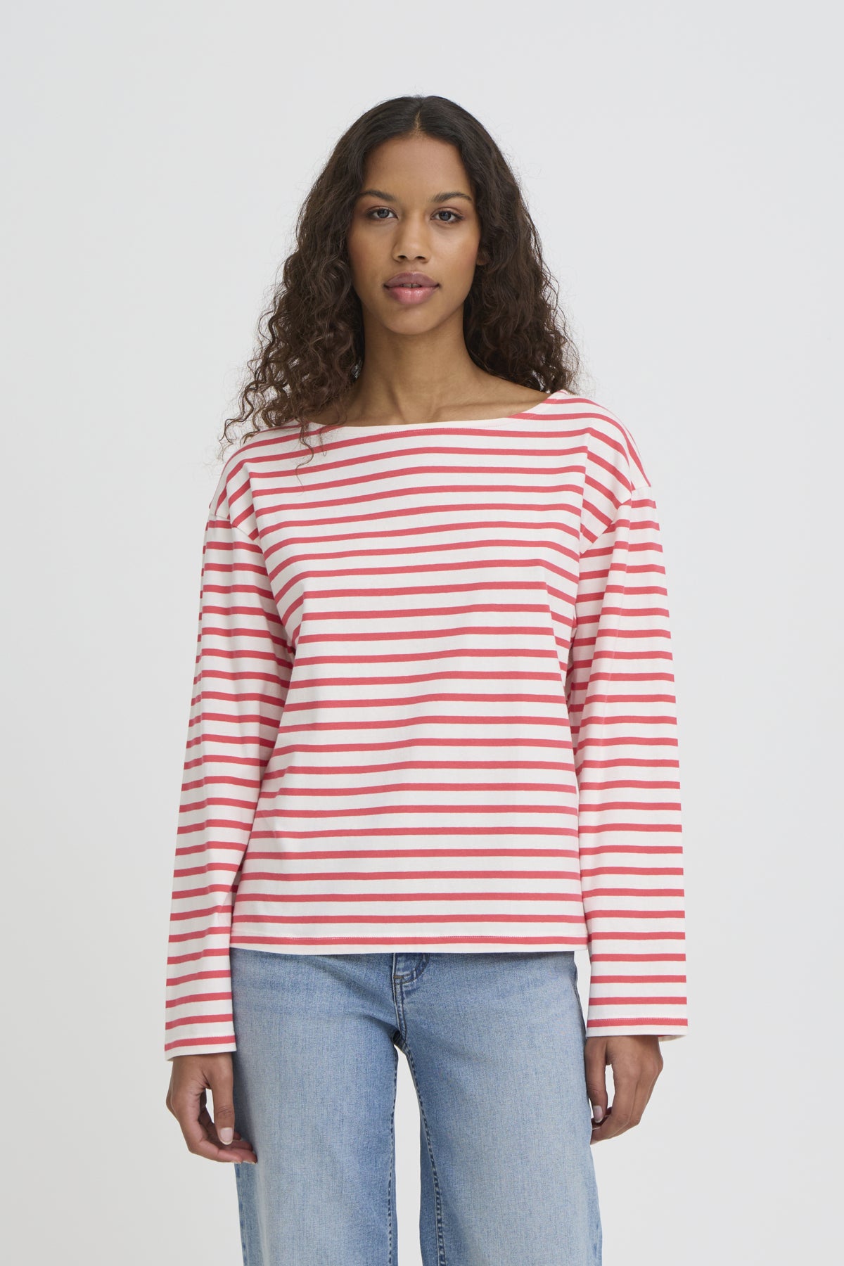 IHMIRA BOATNECK LS2 TEABERRY / CLOUD DANCER - 9000 - 20125011