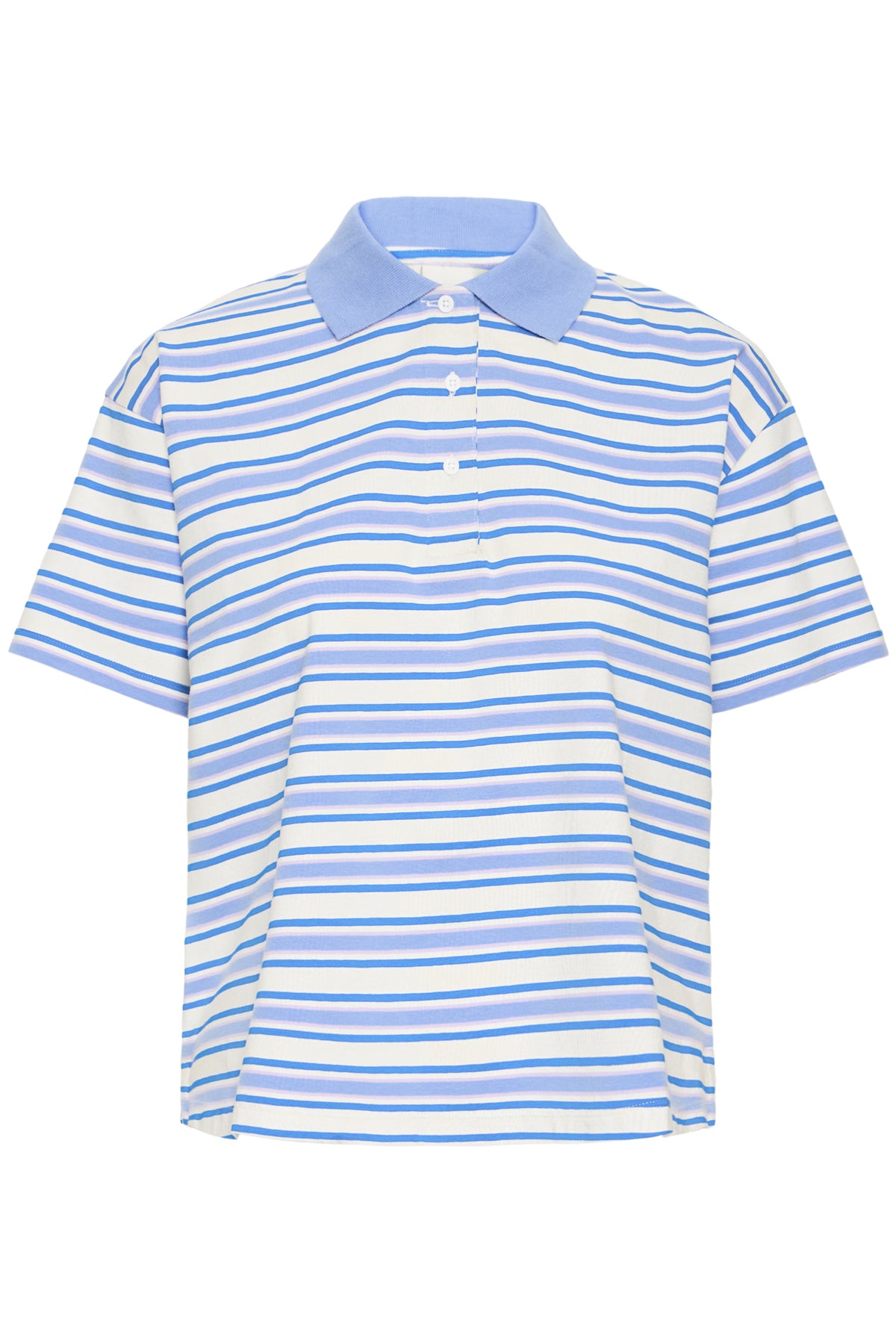 IHMIRA POLO SS BLUE MULTI STRIPE - 900003454 - 20125016
