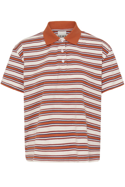 IHMIRA POLO SS RED MULTI STRIPE - 900003455 - 20125016 Thumbnail