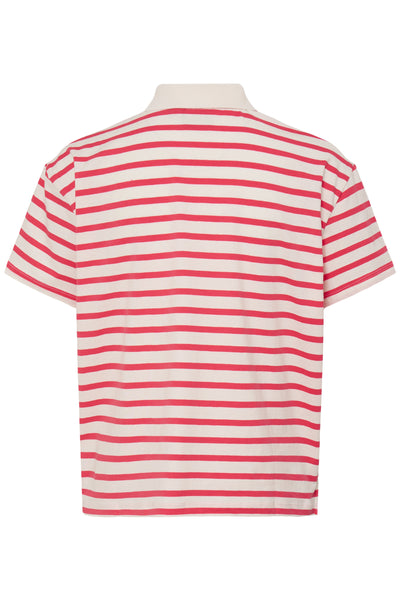 IHMIRA POLO SS TEABERRY / CLOUD DANCER - 9000 - 20125016 Thumbnail