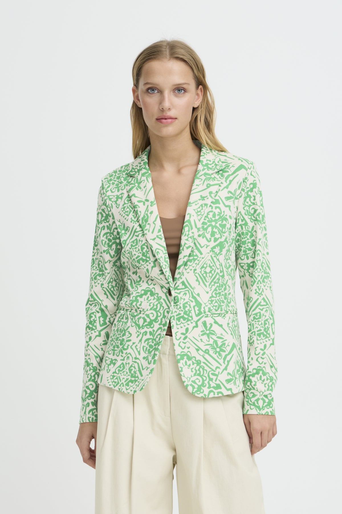IHKATE PRINT BL29 KELLY GREEN GRAPHIC PATCHWORK - 20125220