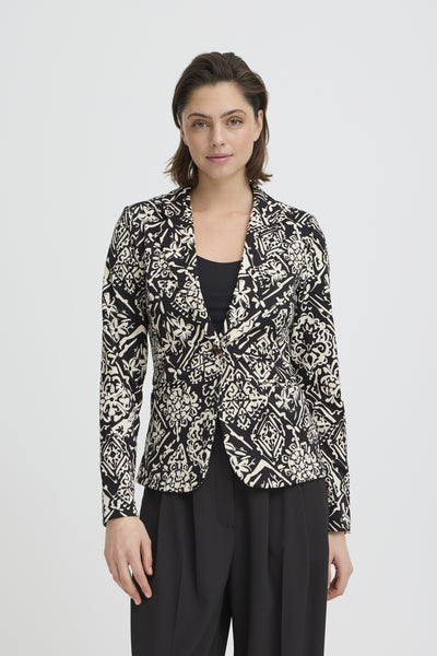 IHKATE PRINT BL29 BLACK GRAPHIC PATCHWORK - 9000 - 20125220 Thumbnail