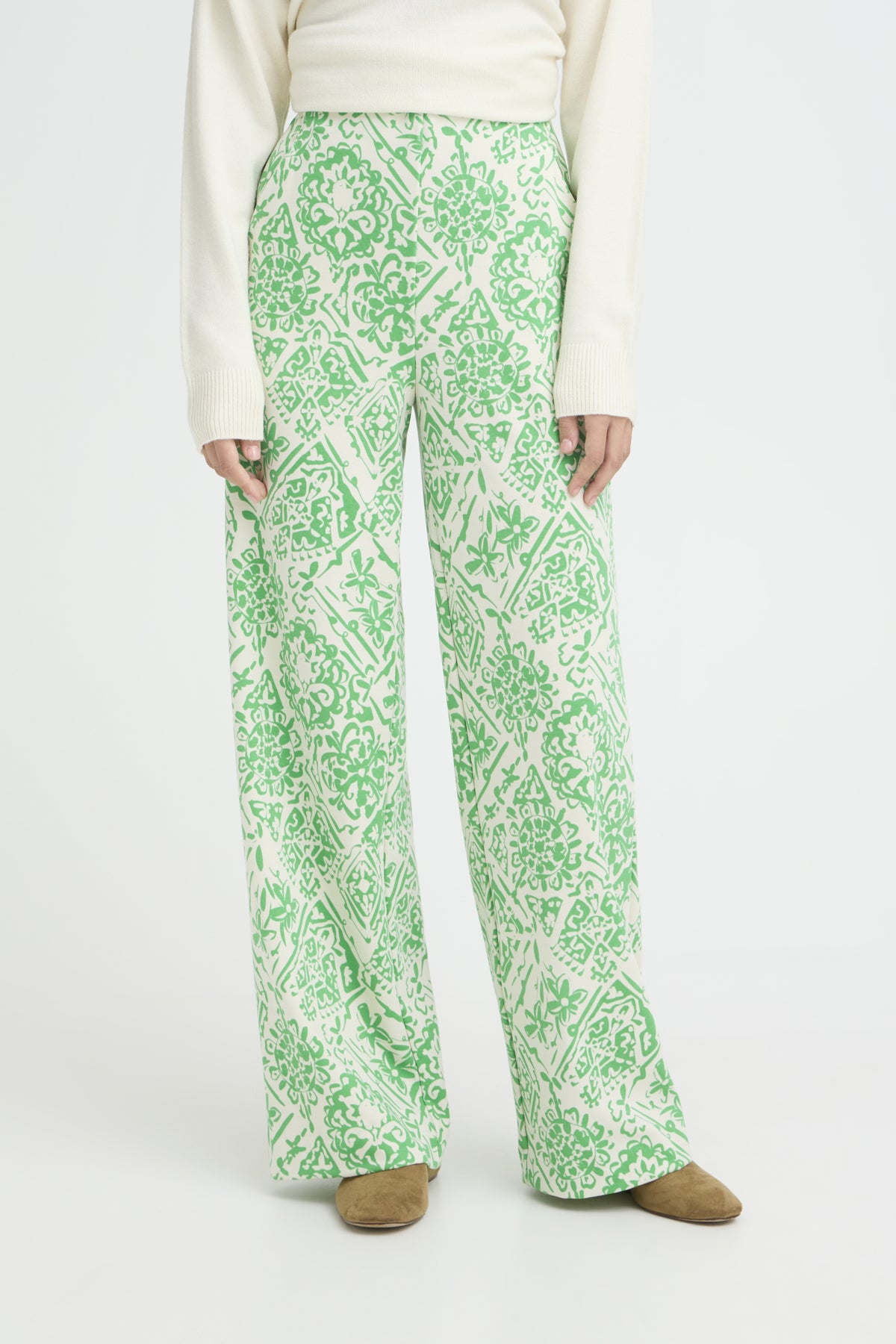 IHKATE PRINT PA38 KELLY GREEN GRAPHIC PATCHWORK - 20125222