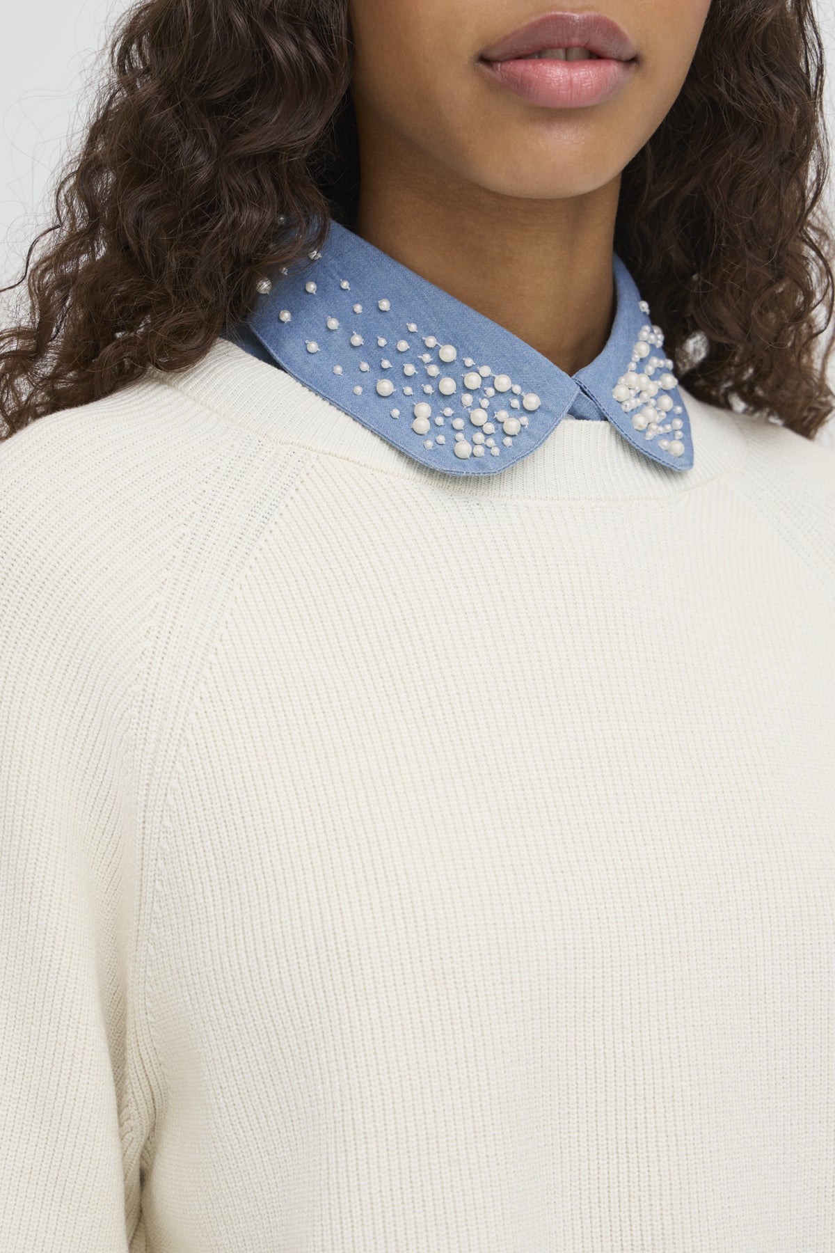 IAANINE COLLAR Faded Denim - 174021 - 20125389