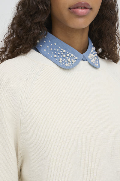 IAANINE COLLAR Faded Denim - 174021 - 20125389 Thumbnail