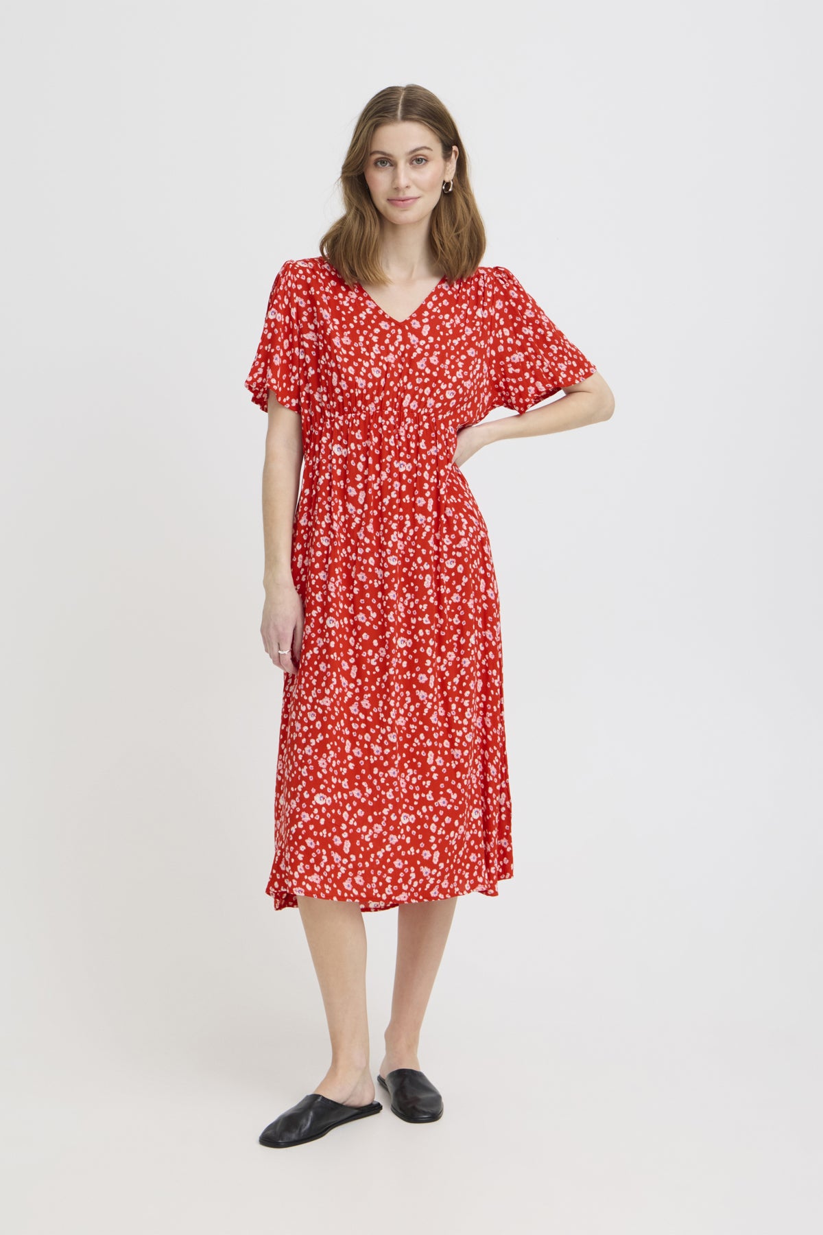 IHMARRAKECH AOP DR25 FIERY RED FLOWER - 900005544 - 20125576