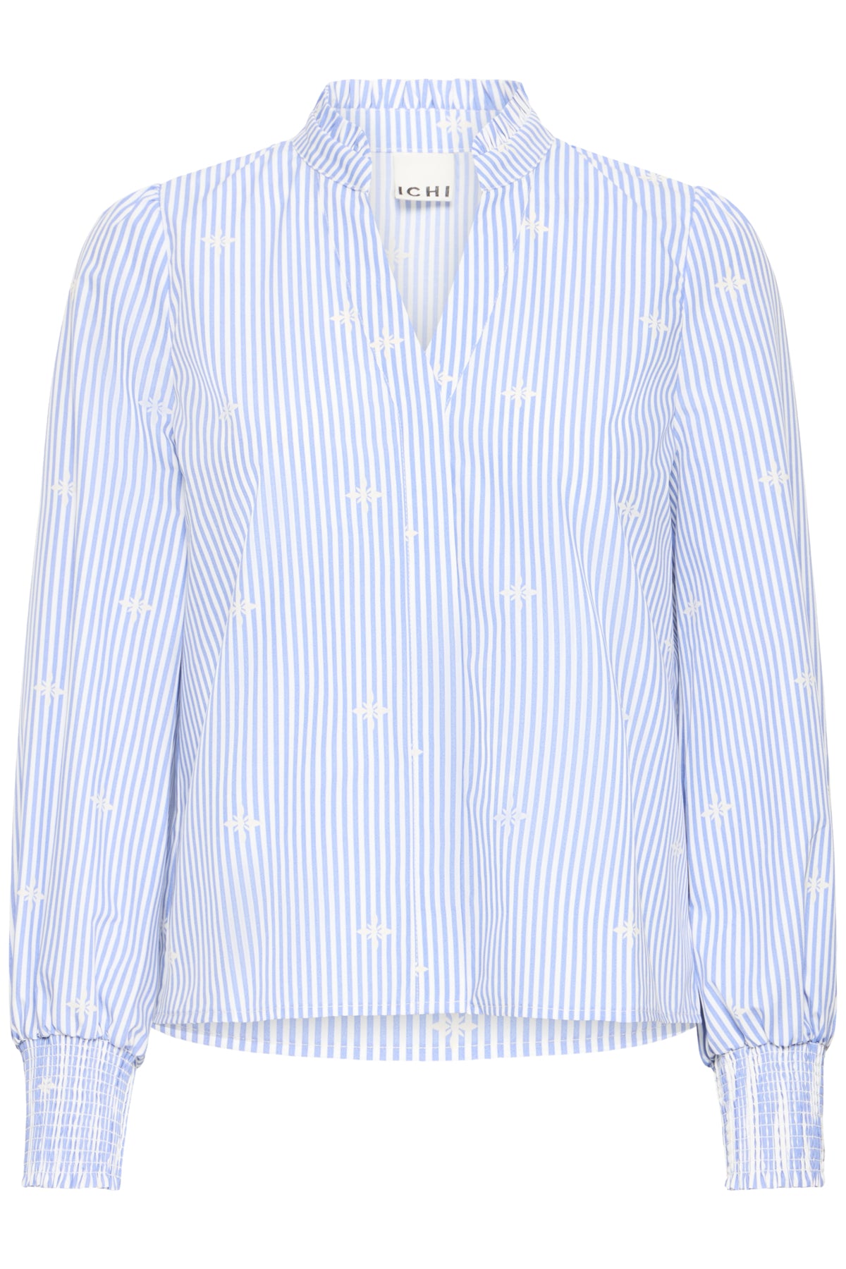 IHJULITTA SH BLUE/WHITE STRIPE W EMB - 9000 - 20125652