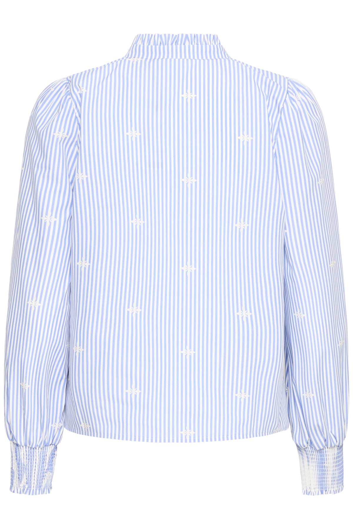 IHJULITTA SH BLUE/WHITE STRIPE W EMB - 9000 - 20125652